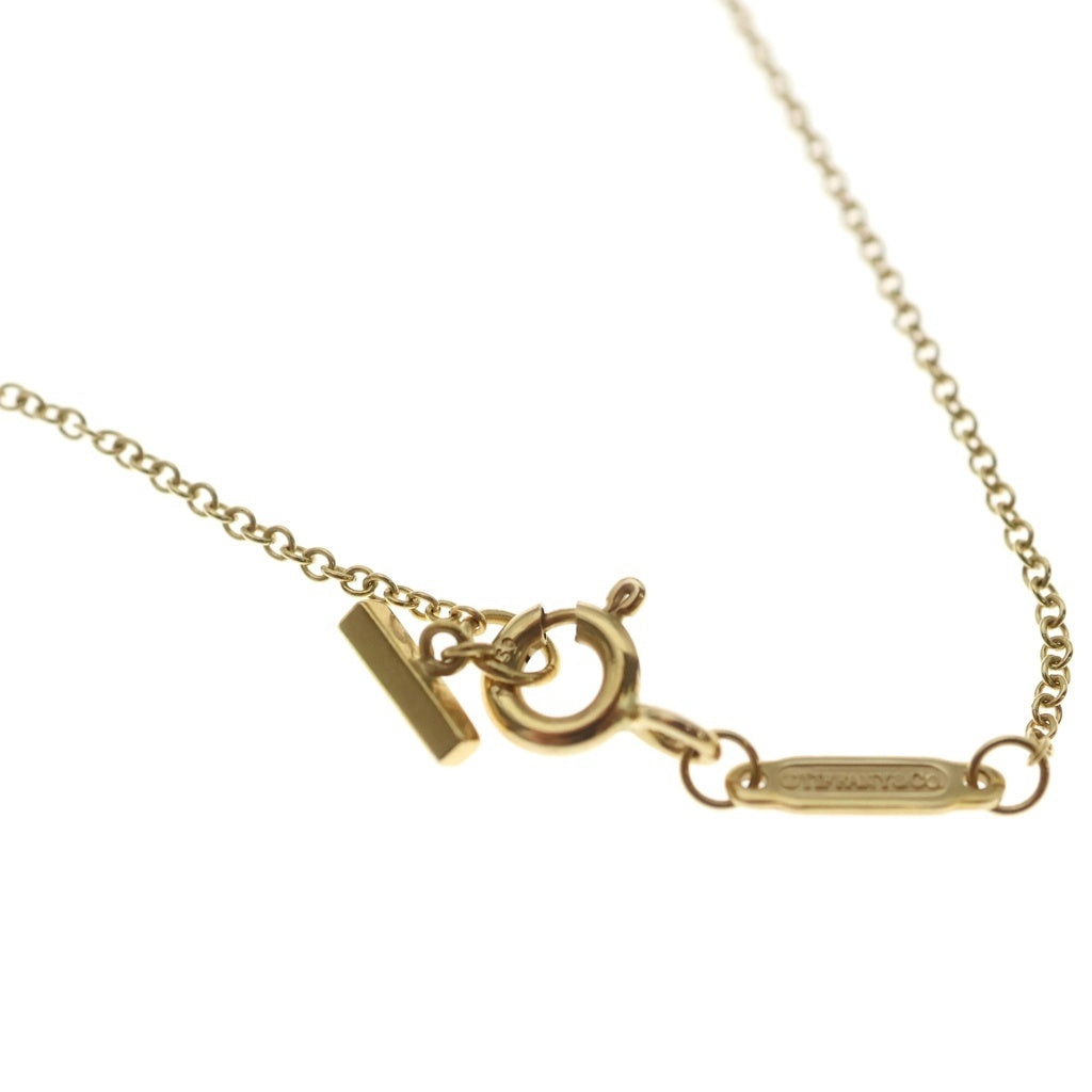 TIFFANY & Co.(ティファニー) Tスマイル ミニ ネックレス Au750 K18 イエローゴールド レディース