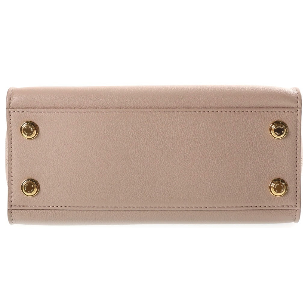 LOUIS VUITTON(ルイヴィトン) モノグラムマヒナ オンマイサイドPM 2WAYハンドバッグ ショルダーバッグ ベージュ レザー M20600 ゴールド金具 レディース
