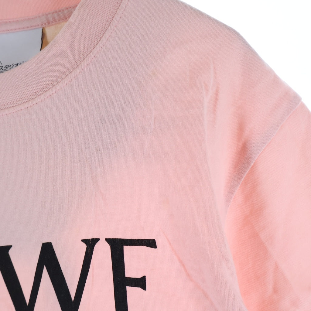 LOEWE(ロエベ) スタジオジブリ となりのトトロ 半袖 Tシャツ カットソー コットン ピンク S848Y22X02