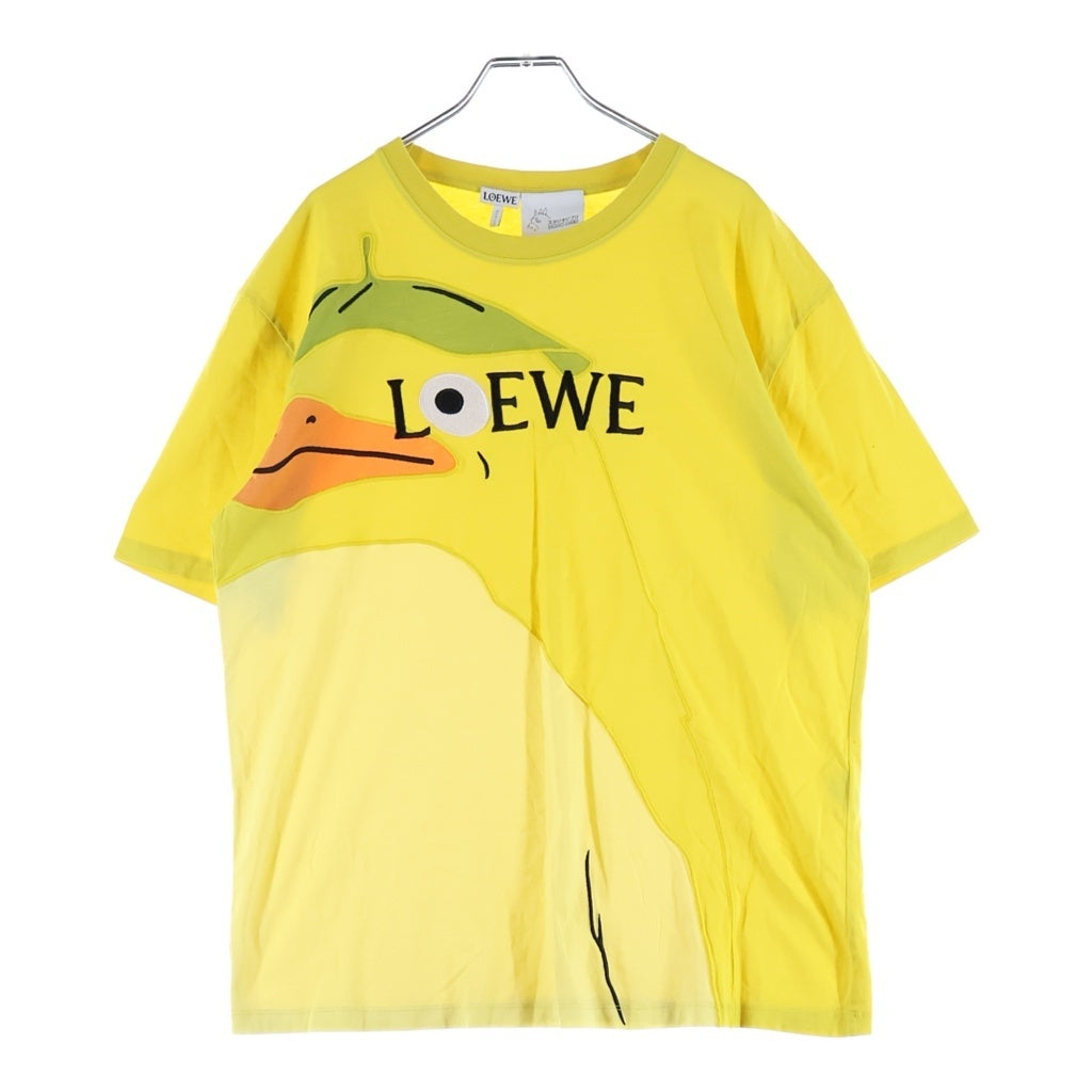 LOEWE(ロエベ) スタジオジブリ 千と千尋の神隠し オオトリ様 Tシャツ 半袖 コットン イエロー S928Y22J03