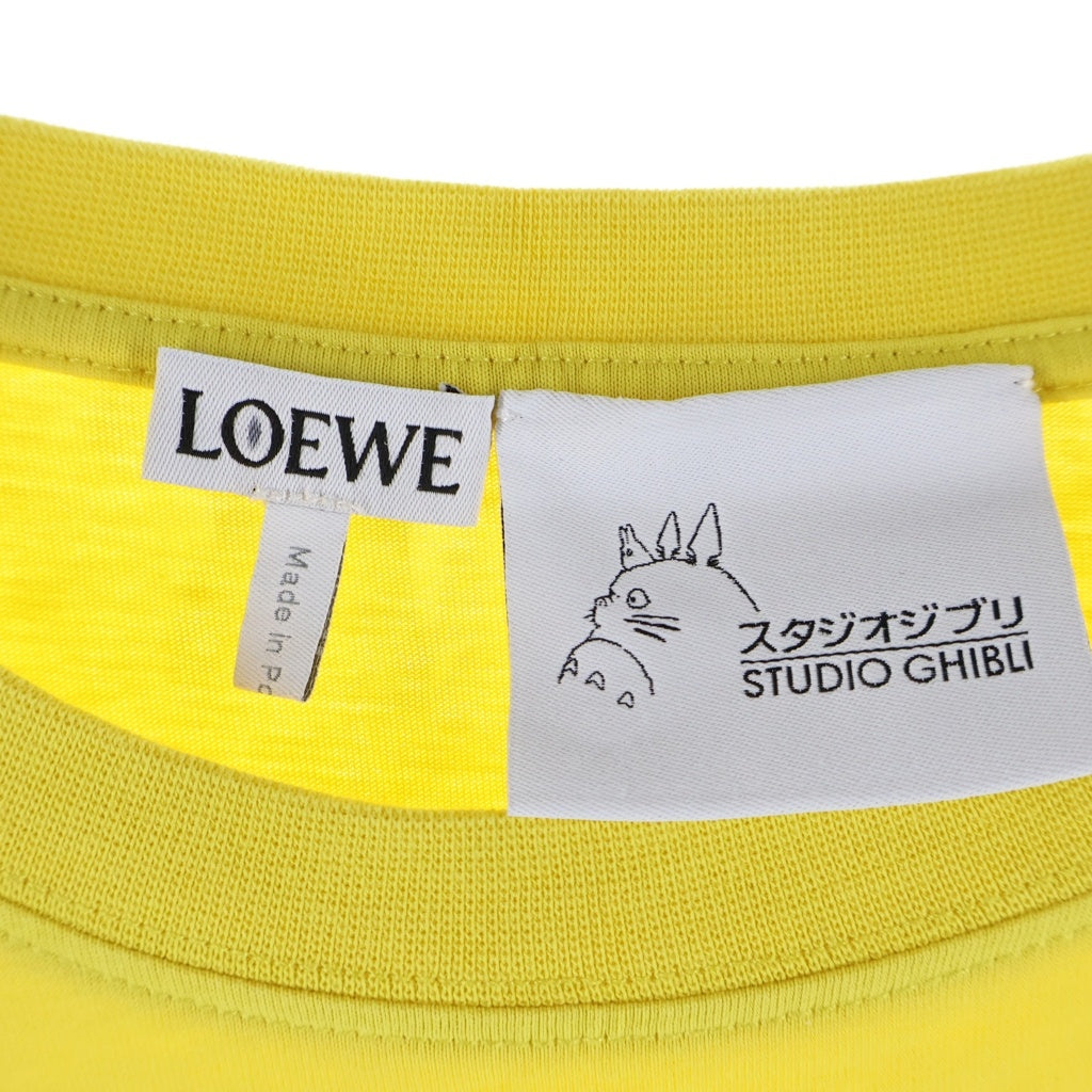 LOEWE(ロエベ) スタジオジブリ 千と千尋の神隠し オオトリ様 Tシャツ 半袖 コットン イエロー S928Y22J03