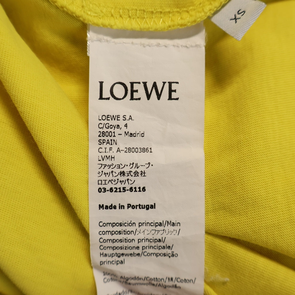 LOEWE(ロエベ) スタジオジブリ 千と千尋の神隠し オオトリ様 Tシャツ 半袖 コットン イエロー S928Y22J03