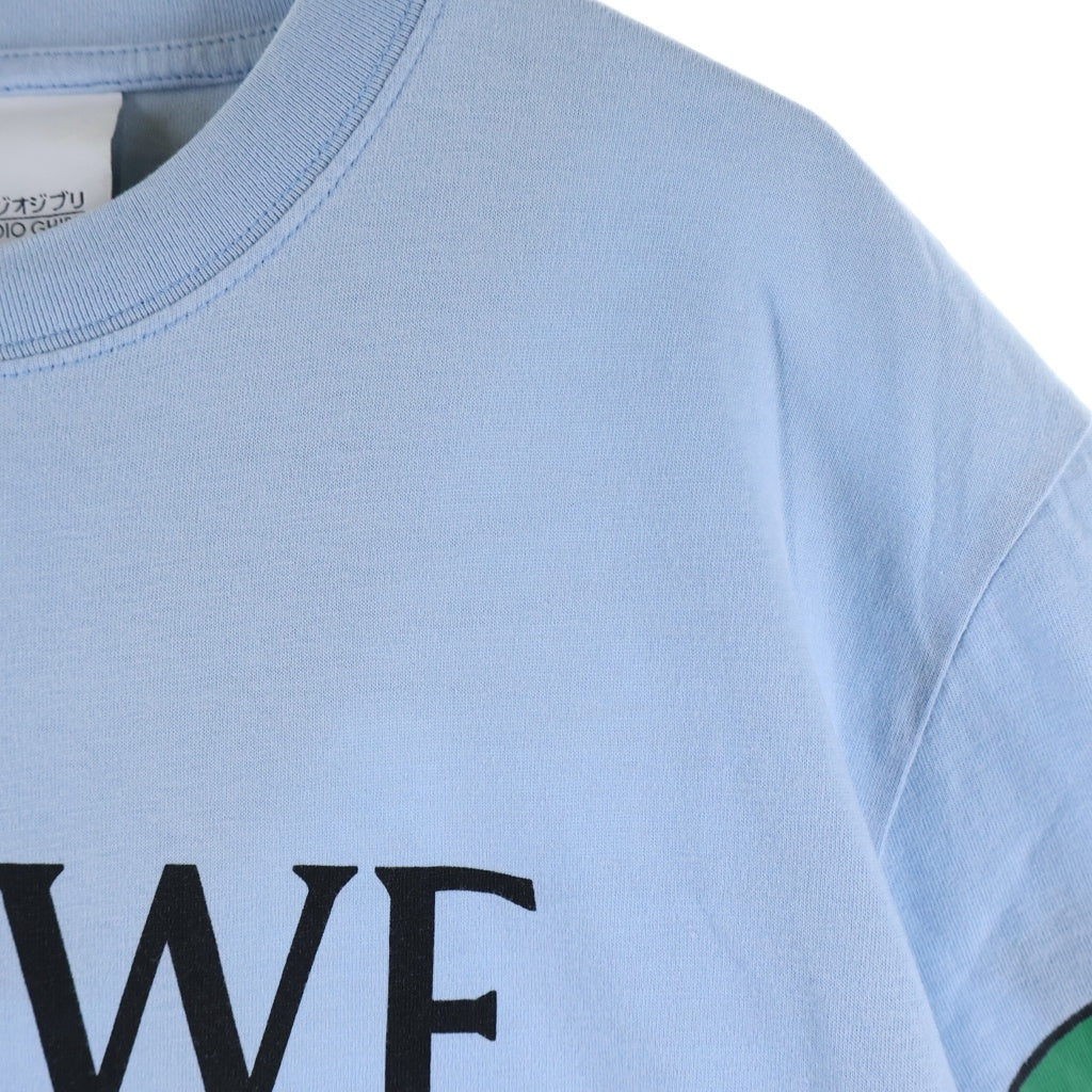 LOEWE(ロエベ) スタジオジブリ となりのトトロ 半袖 Tシャツ カットソー コットン ライトブルー H848341X10