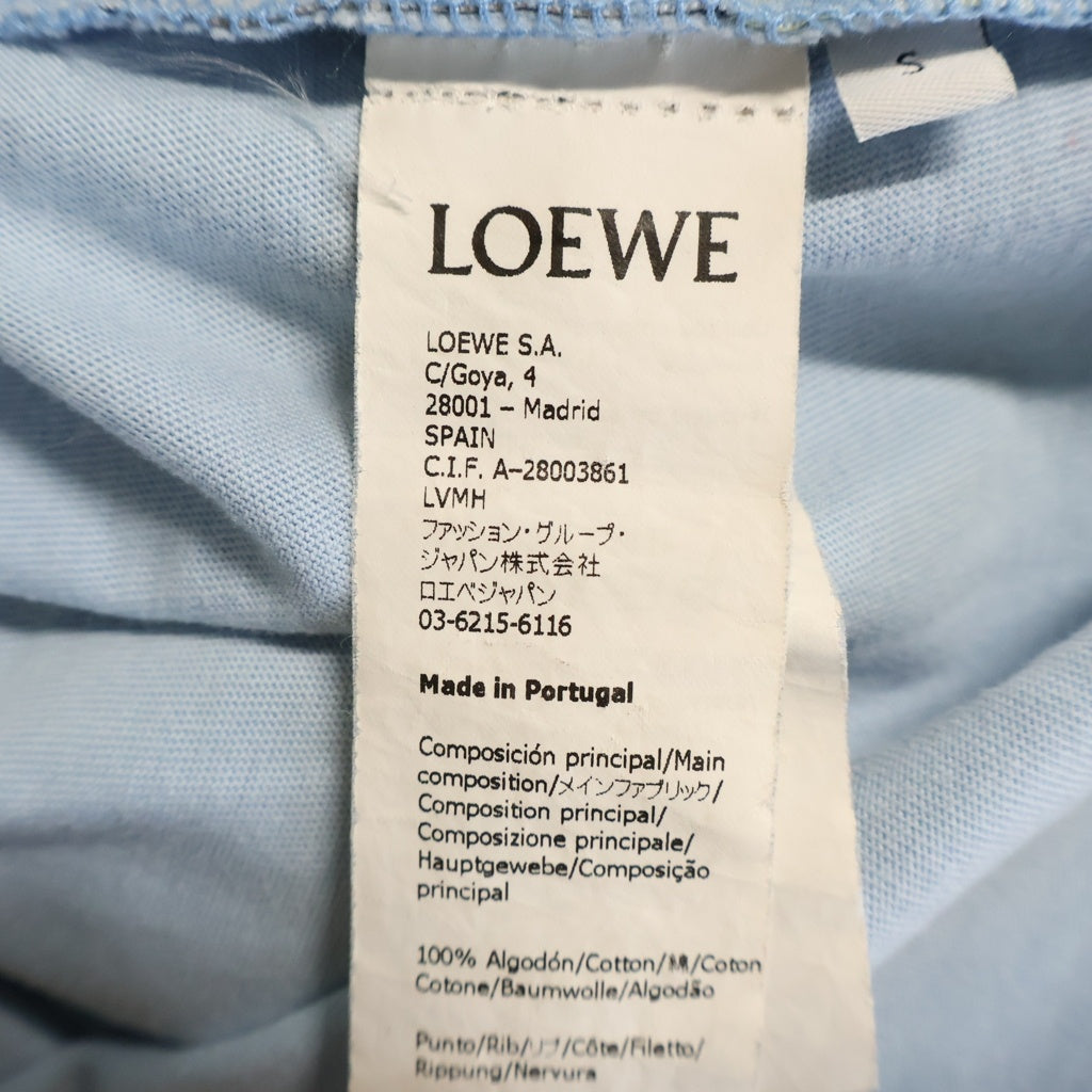 LOEWE(ロエベ) スタジオジブリ となりのトトロ 半袖 Tシャツ カットソー コットン ライトブルー H848341X10