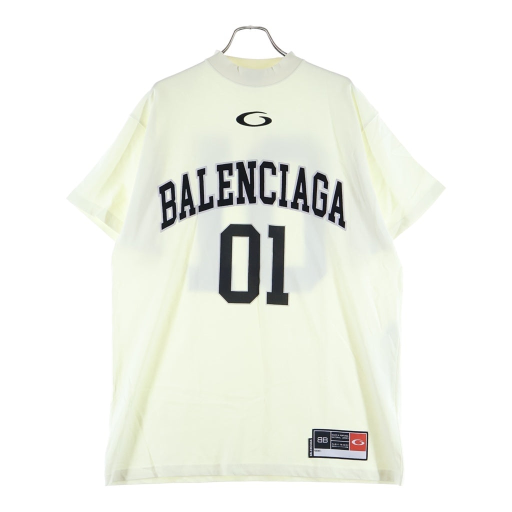 BALENCIAGA(バレンシアガ) 24SS Tシャツ 半袖 カットソー トップス バスケットボール コットン ホワイト 787349