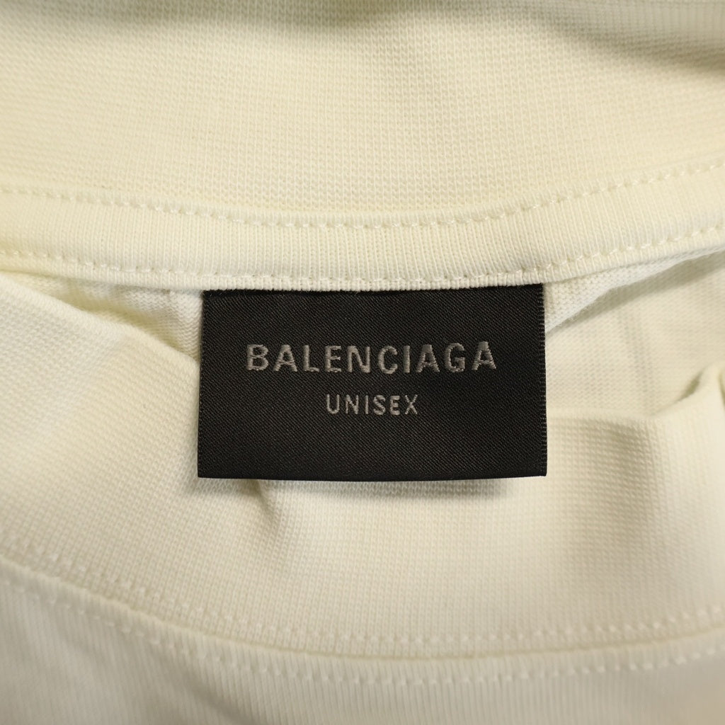 BALENCIAGA(バレンシアガ) 24SS Tシャツ 半袖 カットソー トップス バスケットボール コットン ホワイト 787349