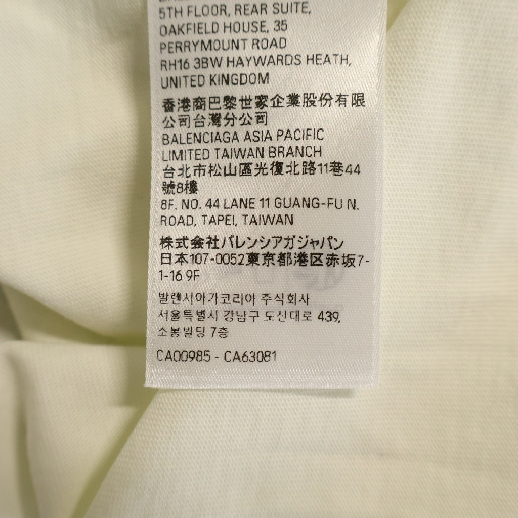 BALENCIAGA(バレンシアガ) 24SS Tシャツ 半袖 カットソー トップス バスケットボール コットン ホワイト 787349