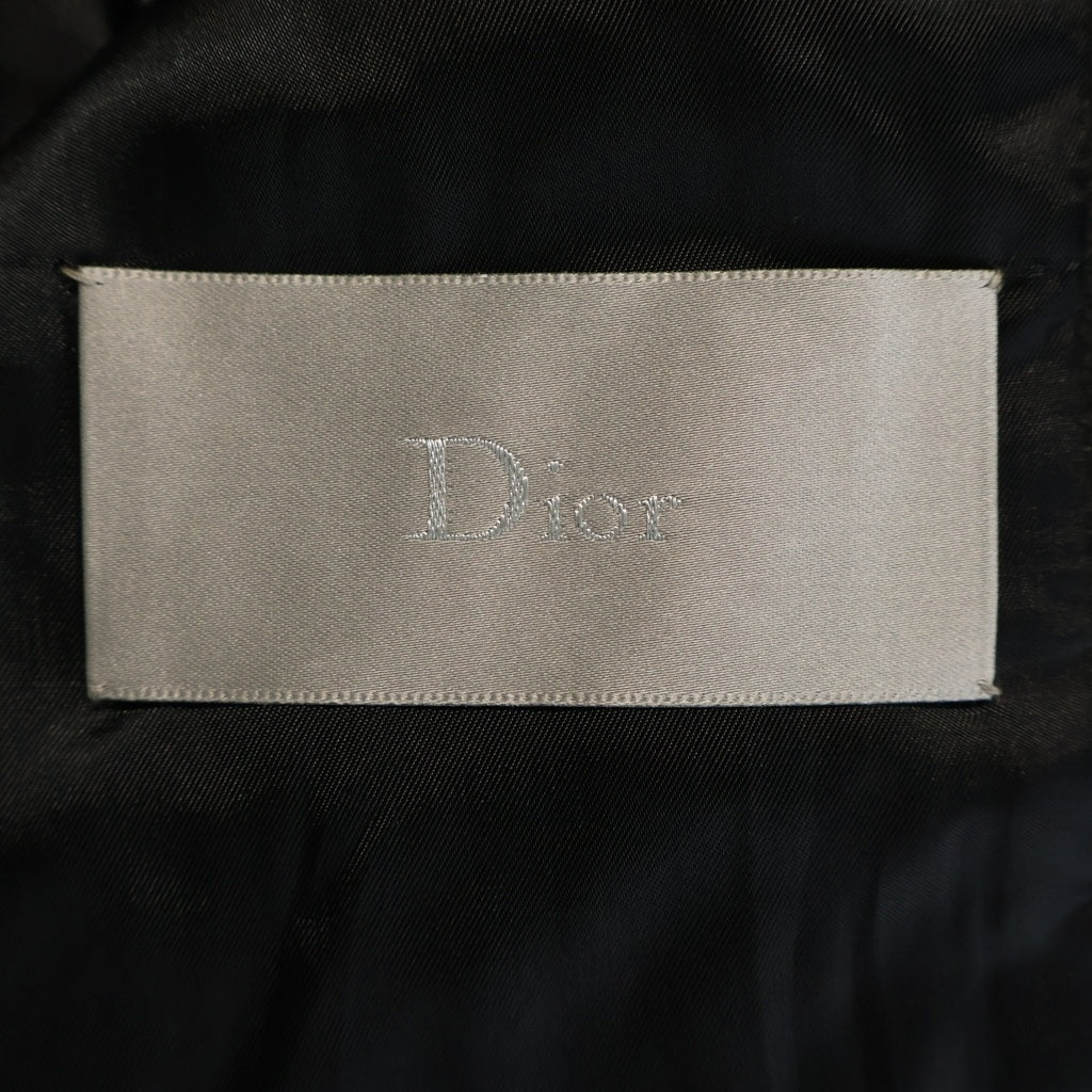 Dior HOMME(ディオールオム) 10s クリス期 Ramb Leather Jacket ラムレザー ダブルライダースジャケット ブラック 563L432J0201
