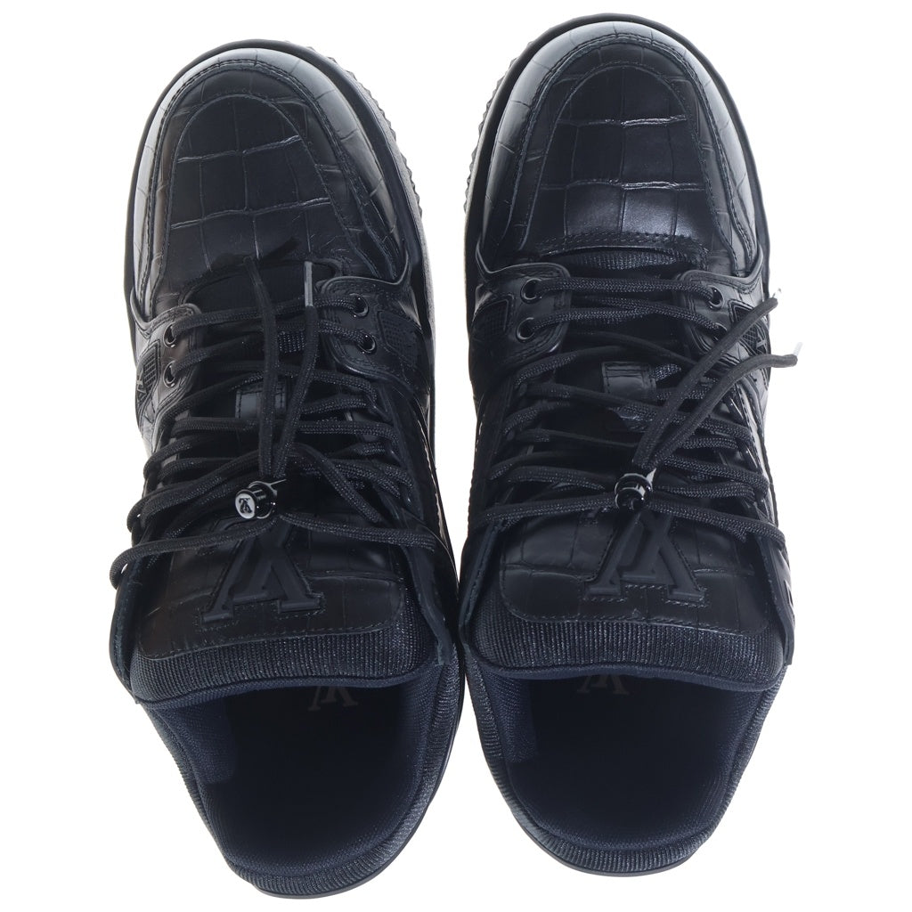 LOUIS VUITTON(ルイヴィトン) LV Trainer Maxi Line LVトレイナーマキシライン 厚底スニーカー ブラック 1ACN