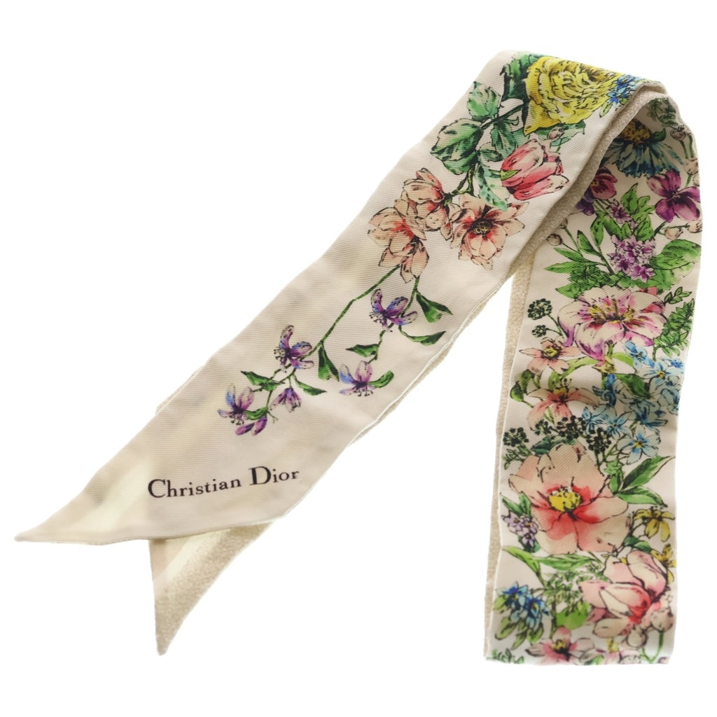 Christian Dior(クリスチャンディオール) ミッツァ スカーフ マルチカラー フラワーモチーフ シルク レディース