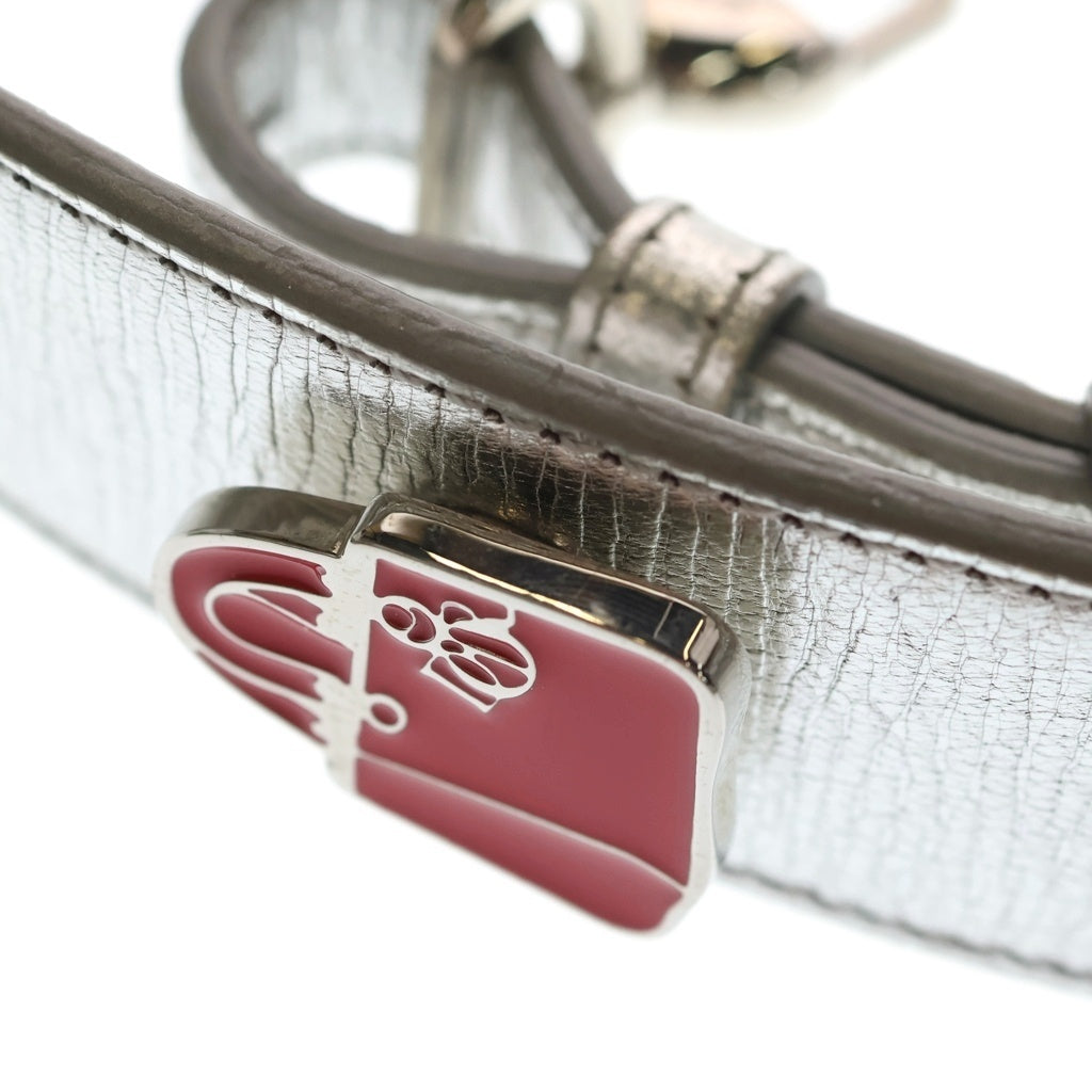 Christian Dior(クリスチャンディオール) レディディオール ストラップ シルバー レザー レディース