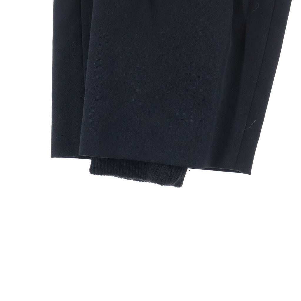 Yohji Yamamoto(ヨウジヤマモト) スラックス パンツ コットン ブラック レディース