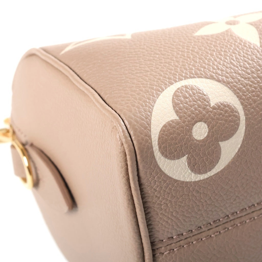 LOUIS VUITTON(ルイヴィトン) モノグラムアンプラント スピーディバンドリエール20 ハンド ショルダーバッグ 2WAY ゴールド金具 ベージュ M46575 レディース