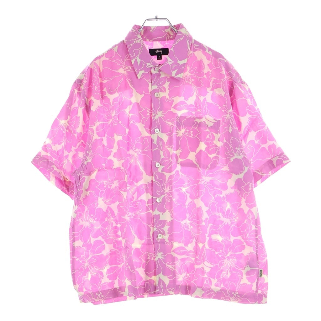 STUSSY(ステューシー) 2026SS FLORAL HAWAIIAN SHIRT ハワイアンシャツ ピンク