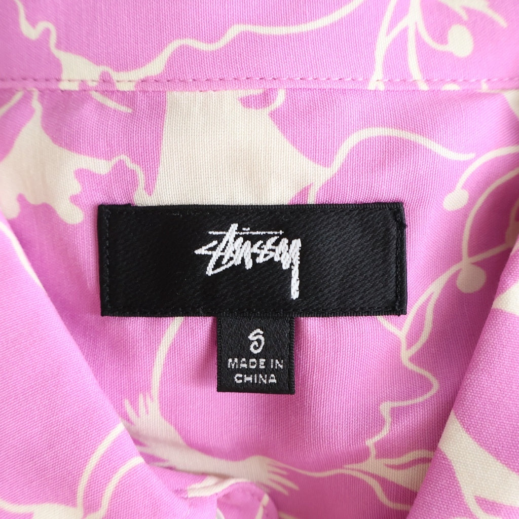 STUSSY(ステューシー) 2026SS FLORAL HAWAIIAN SHIRT ハワイアンシャツ ピンク