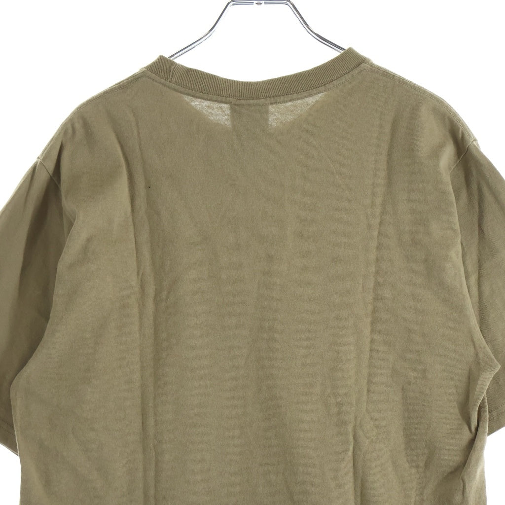 STUSSY(ステューシー) スターグラフィックフロントプリント 半袖Tシャツ クルーネックカットソー ブラウン