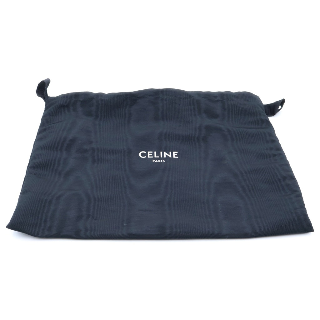 CELINE(セリーヌ) トリオンフ ミニ バーティカルカバ ハンド ショルダーバッグ 2WAY ホワイト/ブラウン レディース