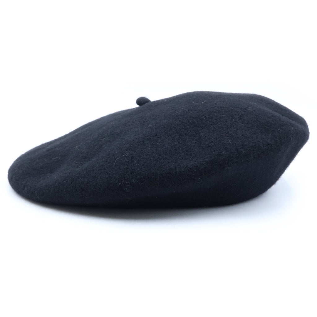 Maison Margiela(メゾンマルジェラ) 23SS 4ステッチ ヘビーウール ベレー帽 帽子 フェルト ブラック SI0TC0001 S60384 レディース