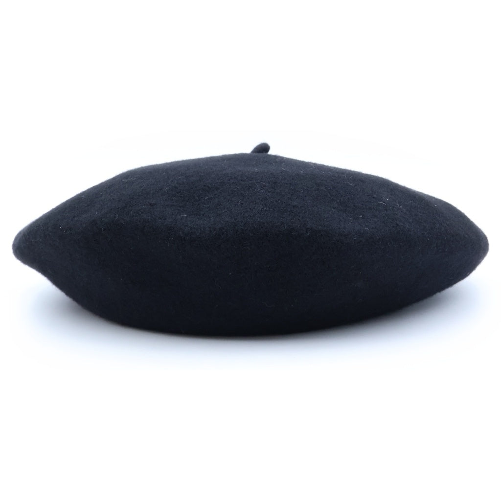 Maison Margiela(メゾンマルジェラ) 23SS 4ステッチ ヘビーウール ベレー帽 帽子 フェルト ブラック SI0TC0001 S60384 レディース