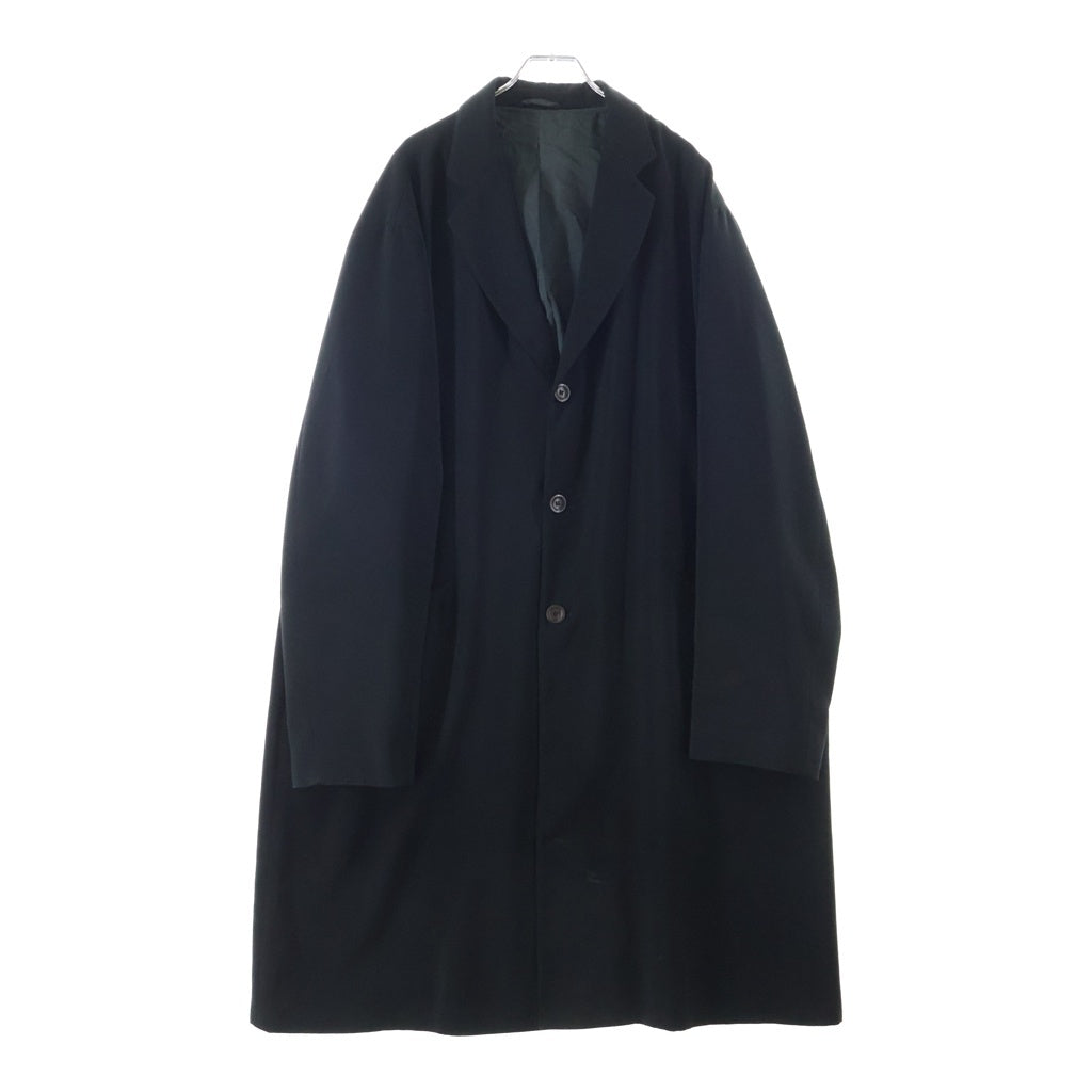 GIORGIO ARMANI(ジョルジオアルマーニ) トレンチコート ロングコート アウター ポリエステル ブラック