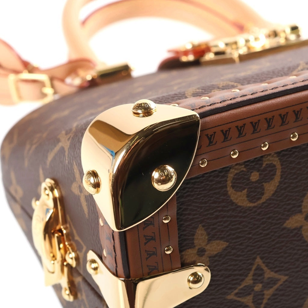 LOUIS VUITTON(ルイヴィトン) モノグラム アルマ・トランク ショルダーバッグ ブラウン PVCレザー M11114 RFID レディース