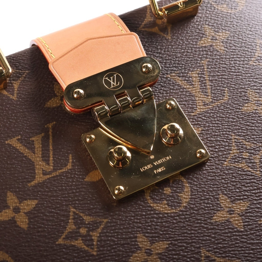 LOUIS VUITTON(ルイヴィトン) モノグラム アルマ・トランク ショルダーバッグ ブラウン PVCレザー M11114 RFID レディース