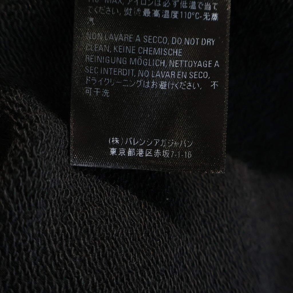 BALENCIAGA(バレンシアガ) 19AW BB MODE HOODIE プルオーバーパーカー コットン ブラック 571194 レディース