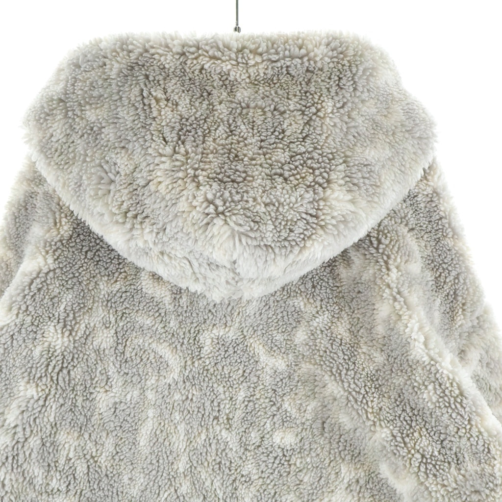 MONCLER(モンクレール) 22AW GRENOBLE ボア フリース ジップアップ パーカー フーディー グレー H20978G00002