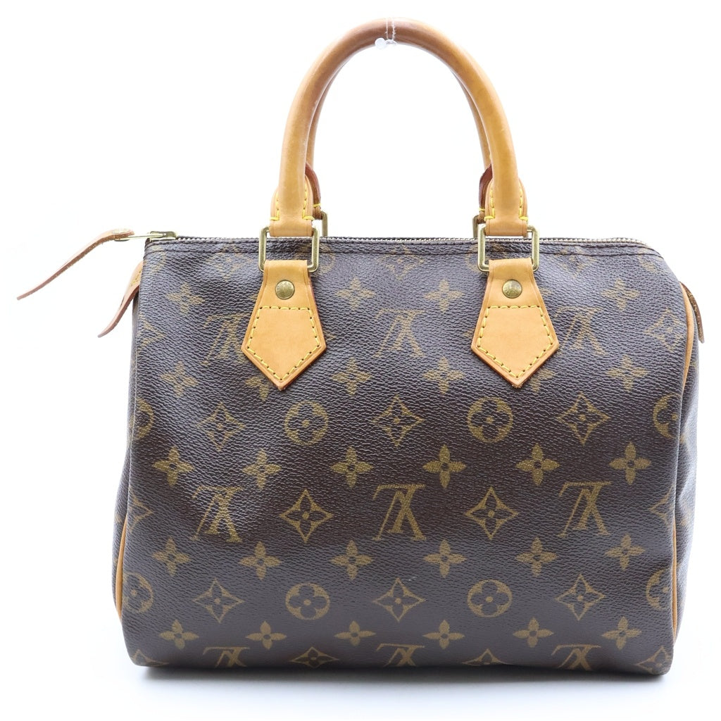 LOUIS VUITTON(ルイヴィトン) モノグラム スピーディー25 ハンドバッグ ブラウン PVCレザー M41528 レディース