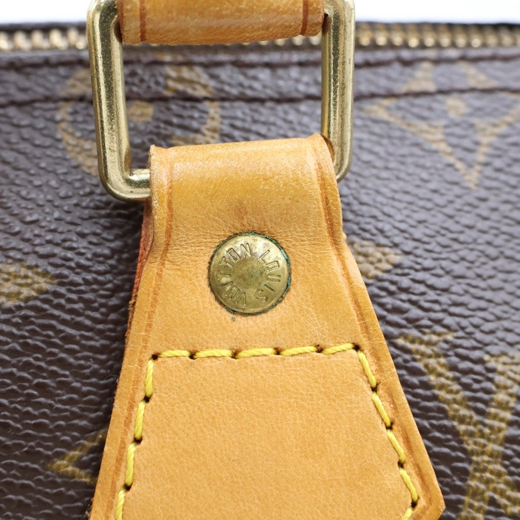 LOUIS VUITTON(ルイヴィトン) モノグラム スピーディー25 ハンドバッグ ブラウン PVCレザー M41528 レディース