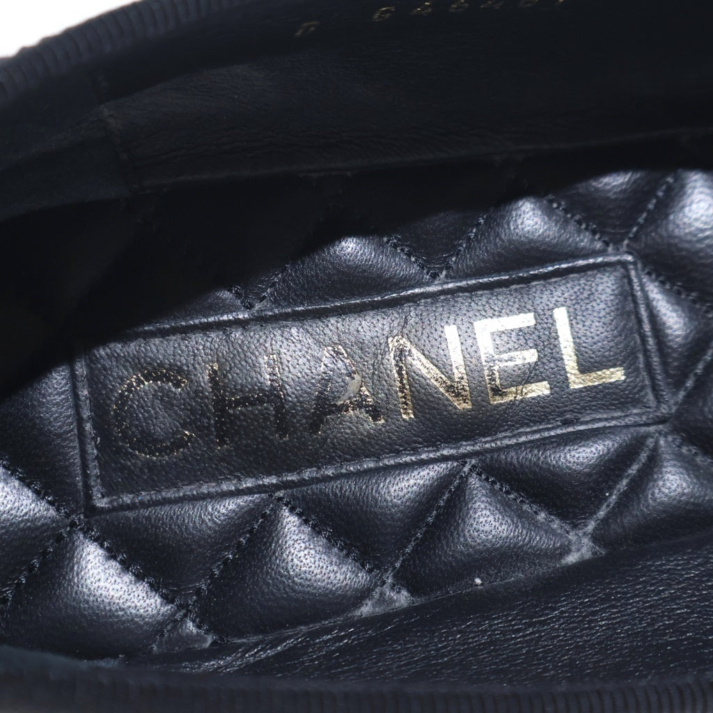 CHANEL(シャネル) ココマーク レザーバレリーナシューズ G46467 レディース ブラック