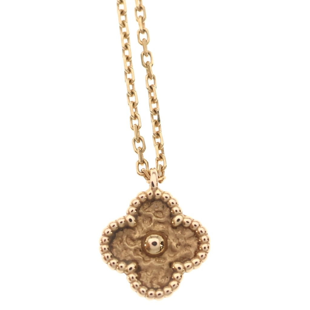 Van Cleef & Arpels(ヴァンクリーフアンドアーペル) スウィートアルハンブラ ネックレス ピンクゴールド Au750 K18 PG VCAR08DF00 レディース