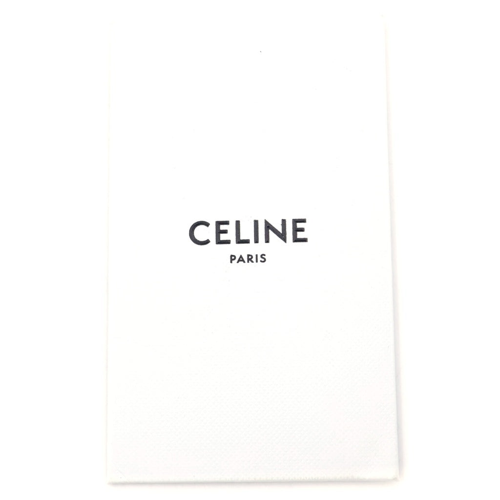 CELINE(セリーヌ) ニュースペーパー ミディアム チェーンショルダーバッグ ブラック レザー レディース