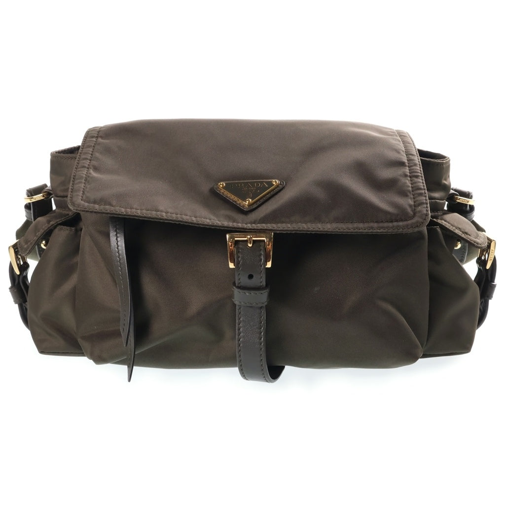 PRADA(プラダ) エクスプローラー ショルダーバッグ Re-Nylon カーキ ナイロン 1BD394 レディース