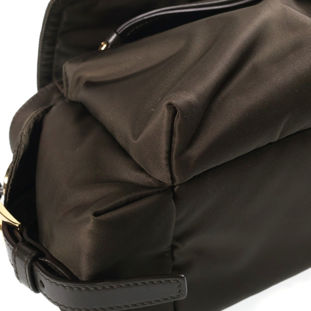 PRADA(プラダ) エクスプローラー ショルダーバッグ Re-Nylon カーキ ナイロン 1BD394 レディース