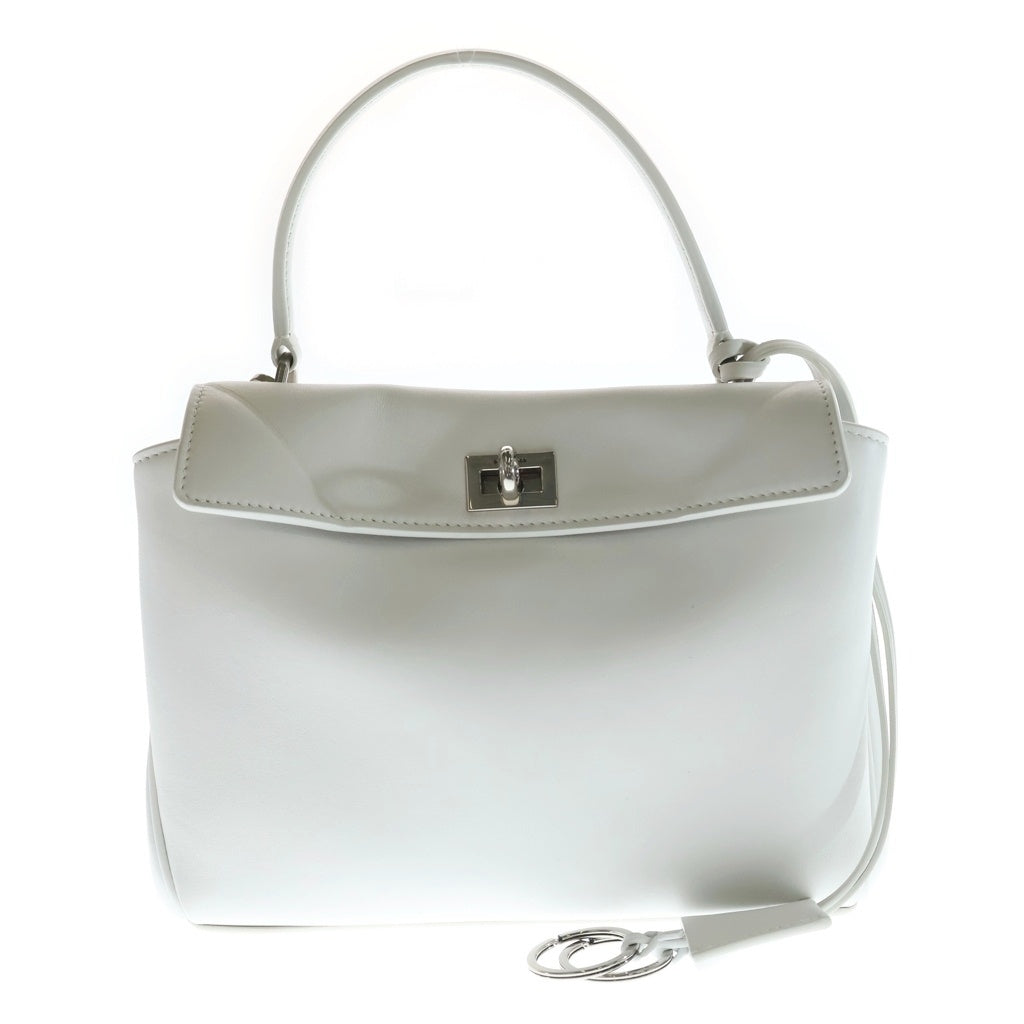 BALENCIAGA(バレンシアガ) ロデオ ミニ 2WAYバッグ ショルダーバッグ ホワイト レザー 795456 レディース