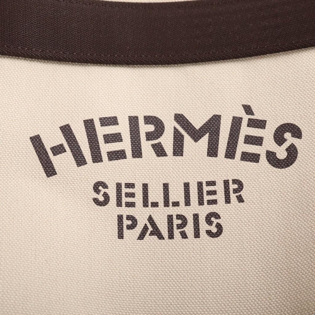HERMES(エルメス) サックドパンサージュ トートバッグ グルーム ベージュ・サブール トワルシェブロン K刻印 レディース