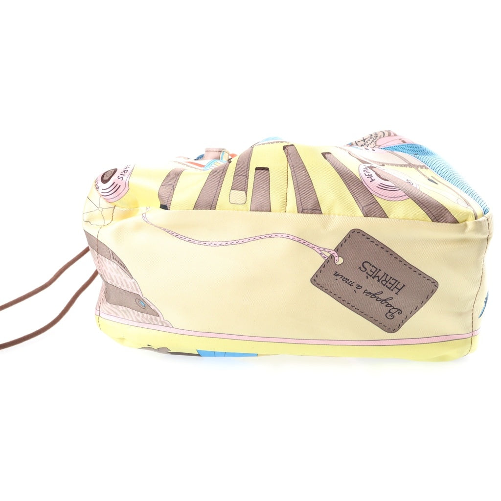HERMES(エルメス) フールビ25 ポーチ バッグインバッグ ナイロン シルバー金具 K刻印 レディース