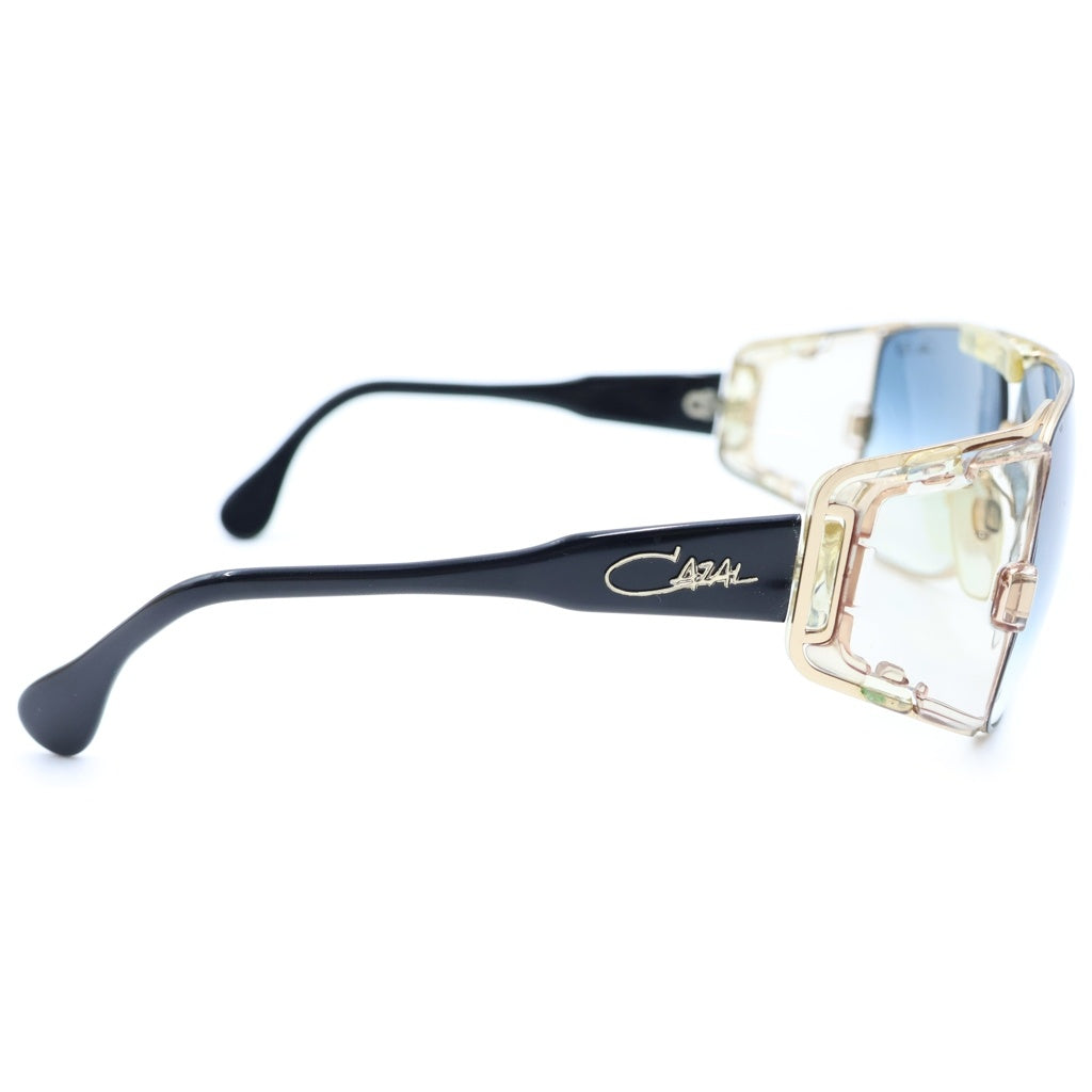 CAZAL(カザール) スクエア サングラス アイウェア ゴールドフレーム グラデーションレンズ ブルー 955