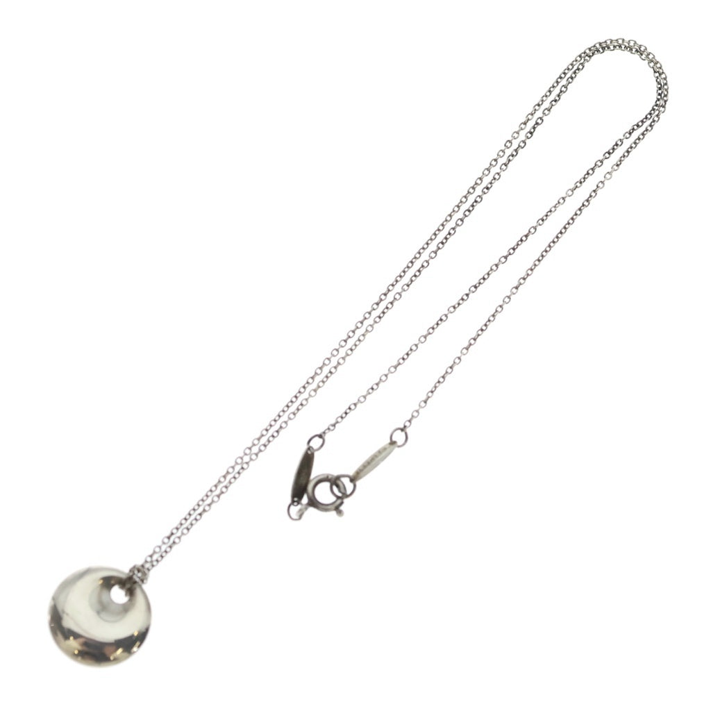 TIFFANY & Co.(ティファニー) ラウンド プレート ネックレス SV925 シルバー 4.6g レディース