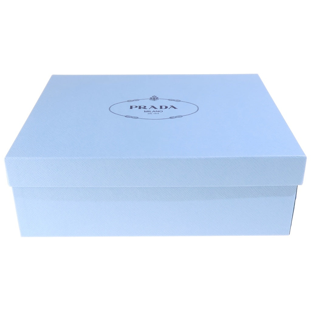 PRADA(プラダ) フラットフォーム サンダル シューズ プラットフォーム ナッパレザー ブラック 1XZ747 レディース