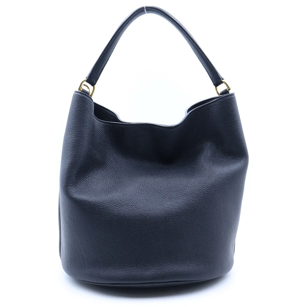 CELINE(セリーヌ) バケット セーズ 2WAYハンドバッグ ショルダーバッグ ブラック レザー ゴールド金具 レディース