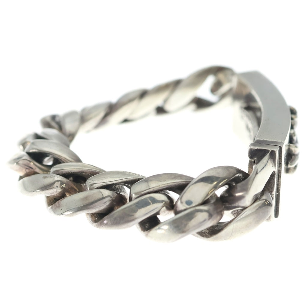 CHROME HEARTS(クロムハーツ) ID FLORAL CRS 1D フローラルクロスIDクラシックリンク 1ダイヤ ブレスレット 11LINK シルバー