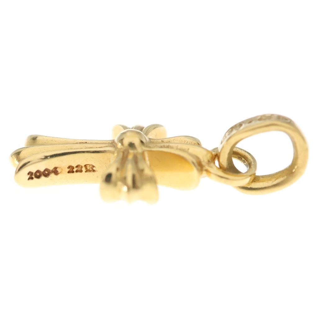 CHROME HEARTS(クロムハーツ) 22K CRS BBYFAT DMND ベイビーファット PAVEダイヤ チャーム ネックレストップ ゴールド BCA035