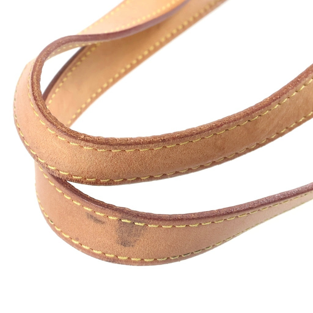 LOUIS VUITTON(ルイヴィトン) モノグラム バティニョールヴェルティカル トートバッグ ハンドバッグ ブラウン レザー×PVC M51153 ゴールド金具 レディース