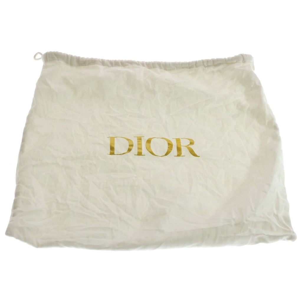 Christian Dior(クリスチャンディオール) ボビー ミディアム ショルダーバッグ ホワイト レザー ゴールド金具 レディース