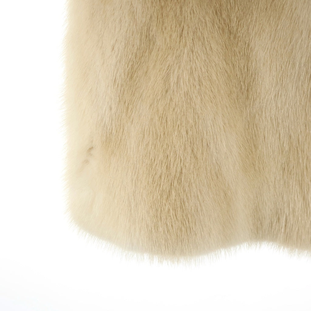 SAINT LAURENT PARIS(サンローランパリ) ミンクファー チェスターコート ベージュ 498305 レディース