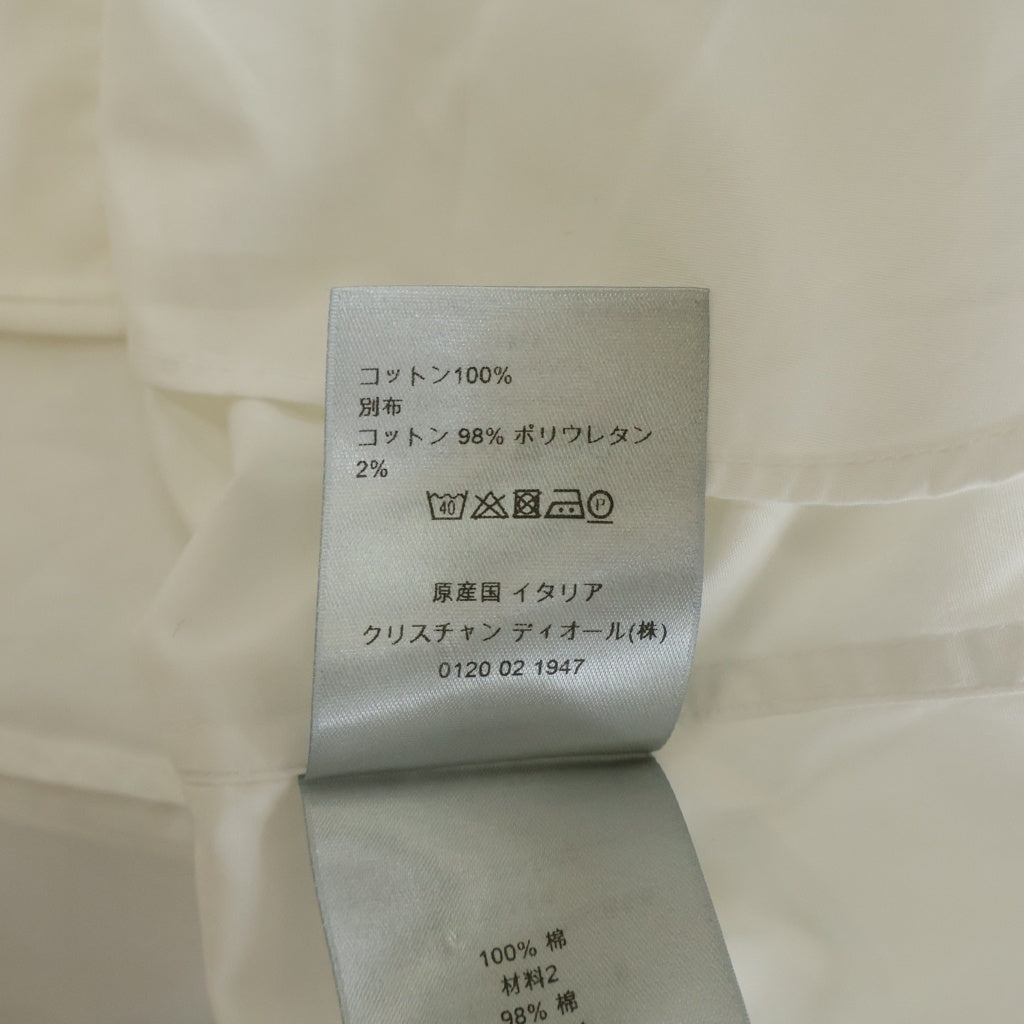 DIOR(ディオール) タキシード シャツ 長袖 コットン ホワイト