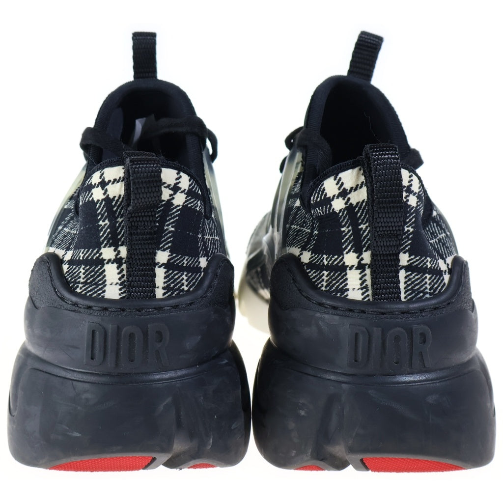 DIOR(ディオール) D-Connect Dコネクト チェック柄 ローカットシューズ スニーカー ブラック/アイボリー レディース