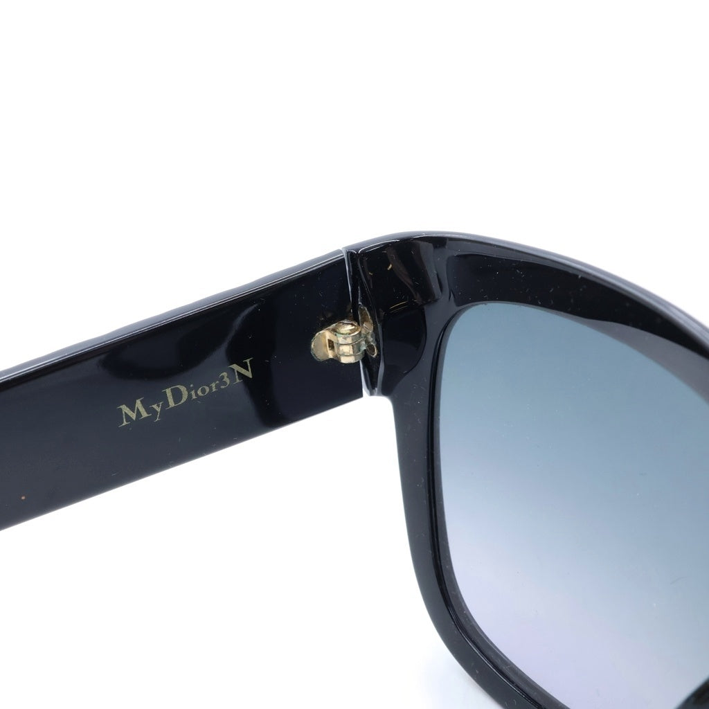 Christian Dior(クリスチャンディオール) カナージュ スクエアサングラス アイウェア ブラック グラデーションレンズ レディース